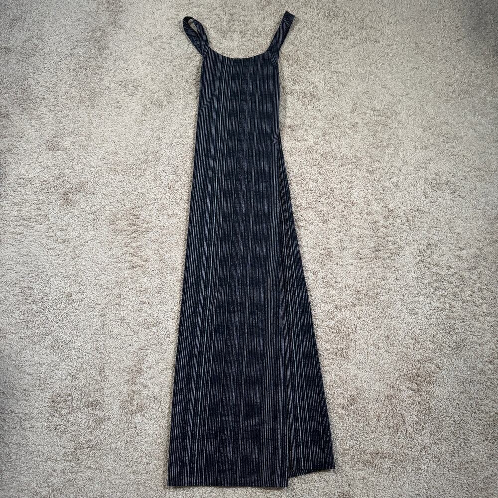 Athleta Arrival Maxi Dress Women’s XS Black White Striped 601590